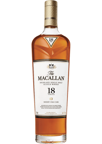 Macallan Highland Single Malt Scotch Whiskey 18 Year (750ml)