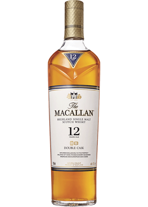 Macallan Highland Single Malt Scotch Whiskey 12 Year Double Cask (750ml)
