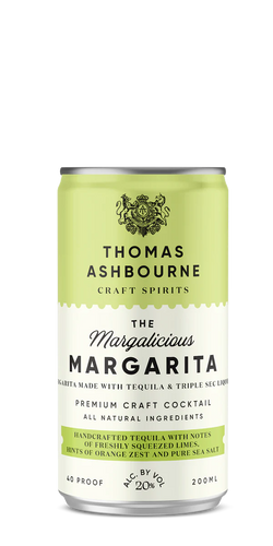 Thomas Ashbourne Margarita cans 4 pack 200ml x4