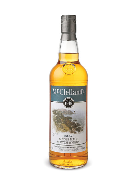 McClelland's Lowland Single Malt Scotch Whisky (750ml)