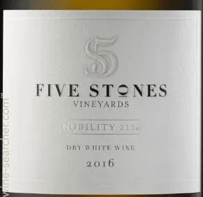f Five Stones Vineyards Nobility 215a white