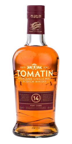 Tomatin Highland Single Malt Scotch Whisky Port Casks 14 Year (750ml)