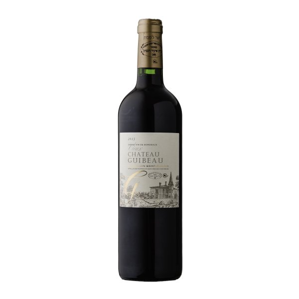 Grand Vin De Bordeaux Vieux Chateau Guibeau Puisseguin Saint-Emillion Kosher Red Wine (750ml)